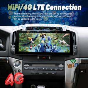 Reproductor de Video para Auto Android con Pantalla de 12.3 Pulgadas y Resolución de 1920*720, Radio Estéreo para Toyota Land Cruiser 2008-2012, GPS, Multimedia, Carplay, Unidad Principal - Product Image 2