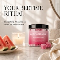 Watermelon Cube Sugar Body Paste-Shea Butter Oil Gentle Sugar Granules Exfoliation Rejuvenating Bath