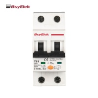 IEC CE L7LE 240V 400V 6kA 1P + N 2P 3P + N 4P 6-63A RCBO pemutus sirkuit arus residu dengan perlindungan arus berlebih