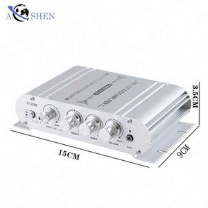 Mini amplificateurs audio stéréo HIFI, amplificateurs de subwoofer audio, mini amplificateur de puissance 12V pour voiture et maison - Product Image 2