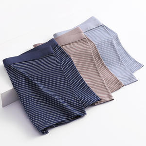 Lâche respirant rayé coton hommes sous-vêtements hommes Boxer slips sous-vêtements grande taille hommes sous-vêtements - Product Image 3