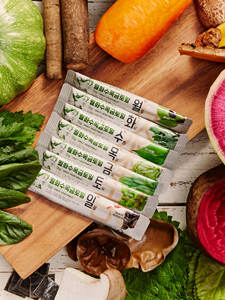 อาหารมังสวิรัติแช่แข็งสีเขียว7วันผักอบแห้ง superfood เกาหลีผสมผสานธรรมชาติสไตล์100% เพื่อสุขภาพถุงรสขม - Product Image 2
