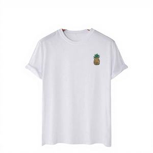 เสื้อยืดแขนสั้นผู้ชาย A4763 ผ้าเจอร์ซีย์คอตตอนหวี 220 กรัม ซับเหงื่อ ยับยาก พิมพ์ลายได้ ทรงปกติ - Product Image 4