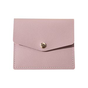 Cartera de cuero PU cuadrada, sencilla, ecológica y a la moda, con tarjetero y opción de color personalizado. - Product Image 5