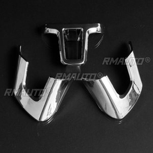 Cubiertas Decorativas para el Volante del Coche, para Volkswagen VW Golf 6 MK6 2009 2010 2011 2012 Polo Bora Sagitar, ABS Cromado - Product Image 5