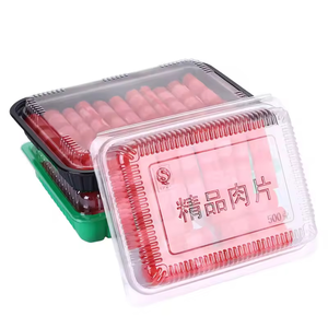 กล่องพลาสติกบรรจุเนื้อสดแบบฝาพับเปลือกหอย - Product Image 2