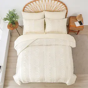 Factory Price Bedding Set 7 PCS Luxury High Quality Comforter Set With Pillowcase Sheets All Season Comforter ans Pillow Shamas