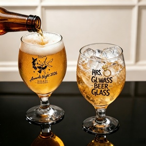 Vaso de Cerveza Transparente en Forma de Tulipán de 440 ml, Copas para Cerveza Artesanal, Cristalería de Grado Comercial para Bares y Pubs, Logotipo Personalizado Disponible - Product Image 6