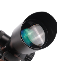 Lunette laser compacte en métal Luger 2,5-10X40 avec éclairage laser vert et construction en alliage d'aluminium pour la chasse