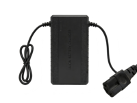Chargeur de batterie au lithium intelligent WFY à charge rapide 12V/24V 5A avec protection OVP/OCP/OTP et garantie de 12 mois pour vélo électrique