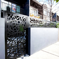 Panneaux muraux en aluminium perforés découpés au laser Alumtimes, ignifuges, imperméables, revêtement décoratif de façade pour bâtiments commerciaux