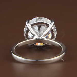 Bague de fiançailles en diamant de laboratoire de luxe pour femmes en argent, or 10 carats, or 14 carats, or 18 carats, 2 carats, bijoux de mariage raffinés - Product Image 2