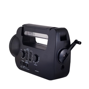Luz de Emergencia, <span class=keywords><strong>Radio</strong></span> de Manivela, Lámpara de Escritorio <span class=keywords><strong>El</strong></span>éctrica, Luz Intermitente Roja SOS, Alarma, Carga de Teléfono Móvil, Batería de Litio Integrada - Product Image 3