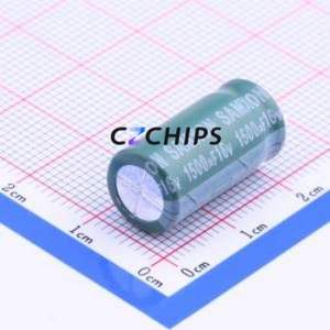 EGF158M1CG20CB ตัวเก็บประจุชนิดอลูมิเนียมผ่านรู D10xL20mm 1500uF 20% 16V 1.4A-100kHz - Product Image 1