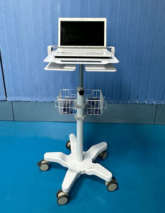 Carrito de estación de trabajo de <span class=keywords><strong>ultrasonido</strong></span> médico personalizable Carro de ordenador de hospital portátil ajustable en altura para Hospital y clínica - Product Image 3