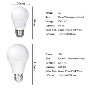 Ánh sáng Bóng Đèn Spotlight A19 foco <span class=keywords><strong>LED</strong></span> 9W 800 lumens E26 cơ sở lamparas focos <span class=keywords><strong>LED</strong></span> - Product Image 3