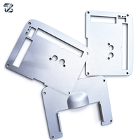 Plaque de montage en aluminium usinée CNC sur mesure, support découpé au laser, pièces de panneau métallique