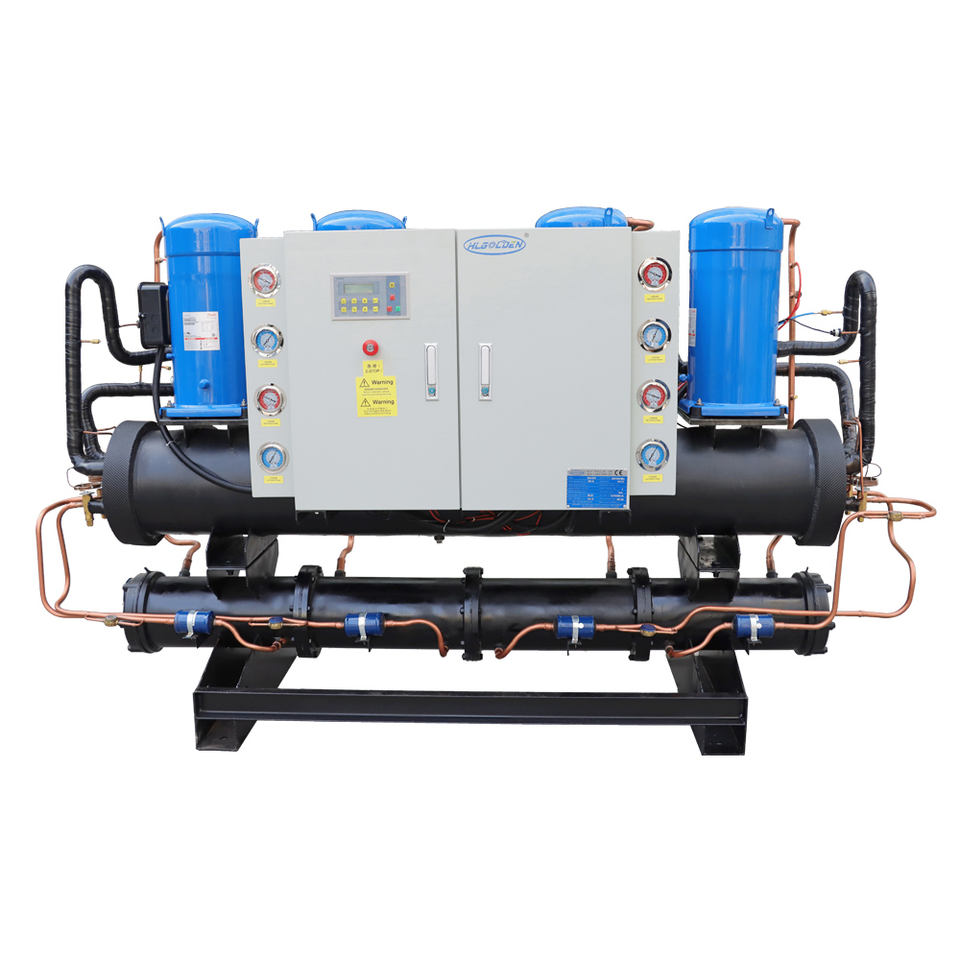 50 HP Screw water-cooled condensing unit / Industrial Chiller Water Cooled Machine/Open Type Industr