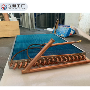 Evaporador de Tubo de Cobre de Fábrica Lixin, Serpentín de Enfriamiento Industrial, Intercambiador de Calor Refrigerado por Aire de Ahorro Energético - Product Image 3