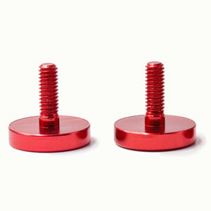 Nóng bán tùy chỉnh m2m3m4m5m6 Anodized màu đỏ lớn Đầu phẳng ngón tay cái vít - Product Image 1