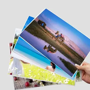 Custom Wholesale 20pcs Per Pack Premium A3 A4 Size Sheets Pearl Glossy Inkjet Photo Sticker Paper