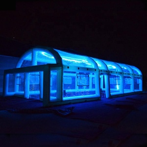 Location de discothèque gonflable pour fête en plein air, grande tente de fête gonflable pour événements en plein air avec éclairage LED - Product Image 1