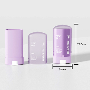 15G PP Nhựa Rỗng Khử Mùi Stick Balm Container Kem Chống Nắng Ống Hình Bầu Dục Container Bao Bì Màn Hình In Ấn Cho Mỹ Phẩm Sử Dụng - Product Image 4
