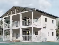 Maison préfabriquée, cabane, maison conteneur extensible pour hôtel, 20 pieds, 30 pieds, 40 pieds, maison extensible à double aile pour extérieur