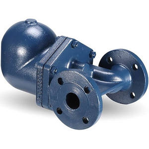Trampa de vapor termostática y de flotador de bola con junta de grafito, con extremo bridado de hierro fundido para montaje horizontal, ANSI150 ANSI300 JIS10K, BF5F - Product Image 2