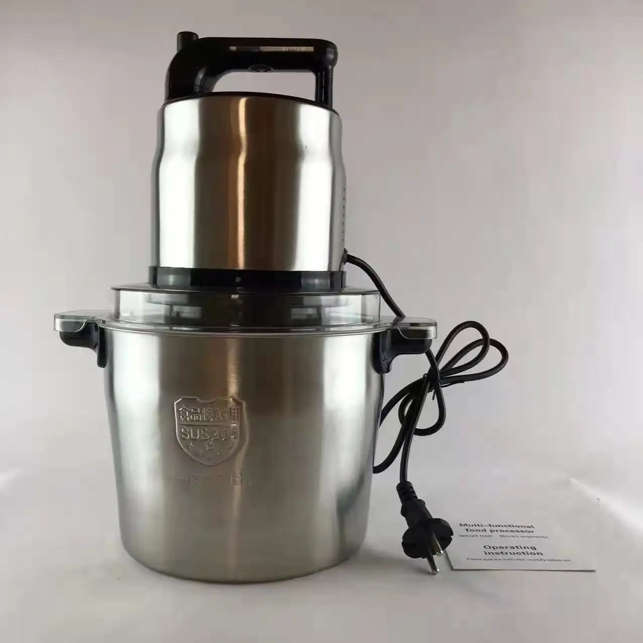 Yam Penumbuk 6L Produk Dapur Elektrik, Blender Daging Fufu Mesin Penumbuk