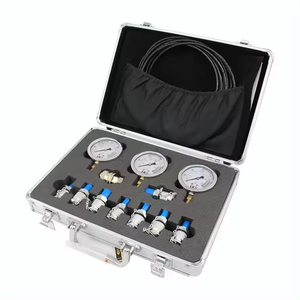 Outil de test hydraulique pour excavatrice, compatible avec tout modèle, avec 4 raccords de table, 10 raccords et 3 raccords à trois voies - Product Image 4