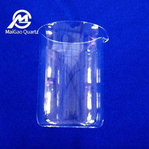Gelas laboratorium pengukur kaca quartz skala tahan api gelas ukur Quartz gelas laboratorium kimia - Product Image 2