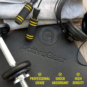 Tapete de Ejercicio Cuadrado Moderno de PVC Resistente al Agua de 6'x6' y 7mm de Grosor para Yoga y Gimnasio con Color y Logotipo Personalizados - Product Image 6