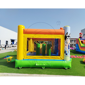 Château gonflable pour enfants avec toboggan, motif chien <span class=keywords><strong>de</strong></span> dessin animé, pour fêtes d'<span class=keywords><strong>anniversaire</strong></span>, aires <span class=keywords><strong>de</strong></span> <span class=keywords><strong>jeux</strong></span> <span class=keywords><strong>dans</strong></span> les jardins et événements sur le thème des dessins animés - Product Image 3