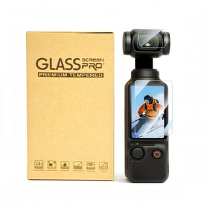Film en verre trempé HD 9H 2.5D pour écran de caméra d'action Insta 360 <span class=keywords><strong>Luna</strong></span> Ultra, protection d'écran avec outil d'installation facile - Product Image 1