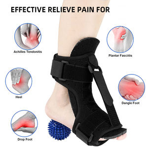 Férula nocturna ajustable personalizada para <span class=keywords><strong>Amazon</strong></span>, soporte para caída de pie para fascitis plantar, cómodo soporte para tobillo - Product Image 2