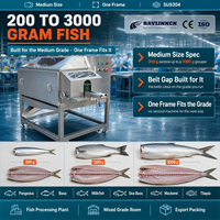 Machine à Fendre le Poisson SUS304 Poissons Moyens de 200 à 3000 g Poisson Ouvert à Plat avec Arête Centrale pour Pangasius Basa