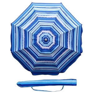 UV Resistant Beach Chairs and <b>Umbrellas</b> Wholesale Three Part Island Style Patio <b>Umbrella</b> Striped Design Beach <b>Umbrellas</b> - Product Image 3