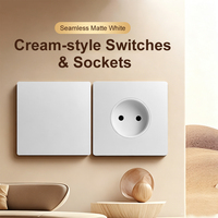 Prises murales Schuko allemandes, interrupteurs d'éclairage, ports USB Type-C, boîtier de jonction rond européen pour maison, hôtel, vente en gros, ODM, OEM