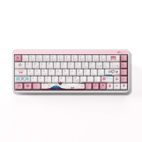 Clavier de jeu sans fil AKKO JIN01 Tokyo, mini clavier programmable métallique avec montage sur joint