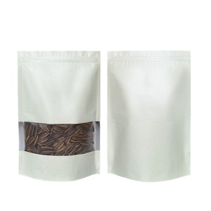Bolsas de Papel Kraft con Ventana, Autoportantes, Autosellables, Herméticas, para Envasado de Alimentos, Té, Frutos Secos - Product Image 3