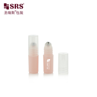 Flacon roll-on de voyage 3 ml en PP recyclé (PCR) à longue couverture avec bille en acier 304 pour sérum cosmétique