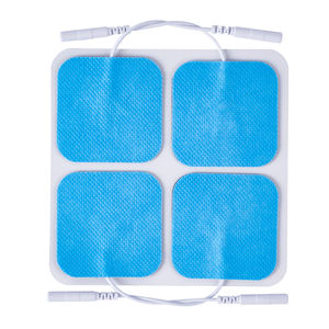 Électrodes pour appareil TENS/EMS, dos en tissu, gel japonais, réutilisables, autocollantes, électrodes de 2,0/2,5 mm, réduction de la douleur - Product Image 2