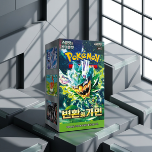 Boîte de rappel de cartes à collectionner TCG Korean Scarlet Violet Mask of Change scellée, jeu de combat et d'échange, cartes rares non ouvertes, vente en gros - Product Image 1