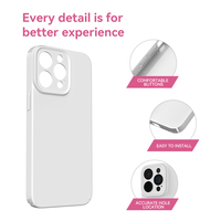 Coque de téléphone personnalisée en gros, impression intégrale, revêtement brillant mat, film 3D, sublimation, PC, antichoc, étanche, pour 11 12