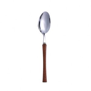 Popular New Dinnerware Knife <b>Fork</b> <b>Spoon</b> Kitchen Stainless Steel Knife <b>Fork</b> <b>Spoon</b> Wooden Flatware <b>Set</b> - Product Image 2