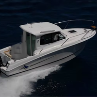 Bateau de plaisance en fibre de verre de 20 pieds, yacht d'accès à l'eau pour les loisirs aquatiques en plein air