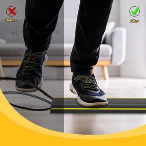 Joint d'étanchéité universel 3 canaux pour <span class=keywords><strong>bas</strong></span> <span class=keywords><strong>de</strong></span> <span class=keywords><strong>porte</strong></span> <span class=keywords><strong>de</strong></span> <span class=keywords><strong>garage</strong></span>, bande <span class=keywords><strong>de</strong></span> protection contre les intempéries en caoutchouc, cache-cordon <span class=keywords><strong>de</strong></span> sol DIY résistant aux intempéries - Product Image 5