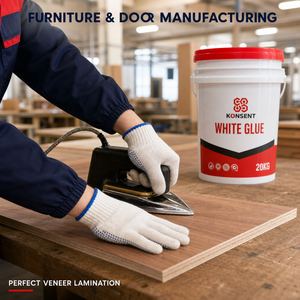 Water Based Veneer <b>Glue</b> For Natural Wood Sheets MDF Plywood Furniture Components And Decorative Panel Production - Product Image 2