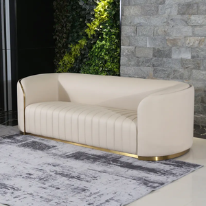 Juego de Sofás de Microfibra Ecológicos de Diseño Moderno y Lujo, Fábrica de Guangzhou, Shenzhen, Foshan - Product Image 4